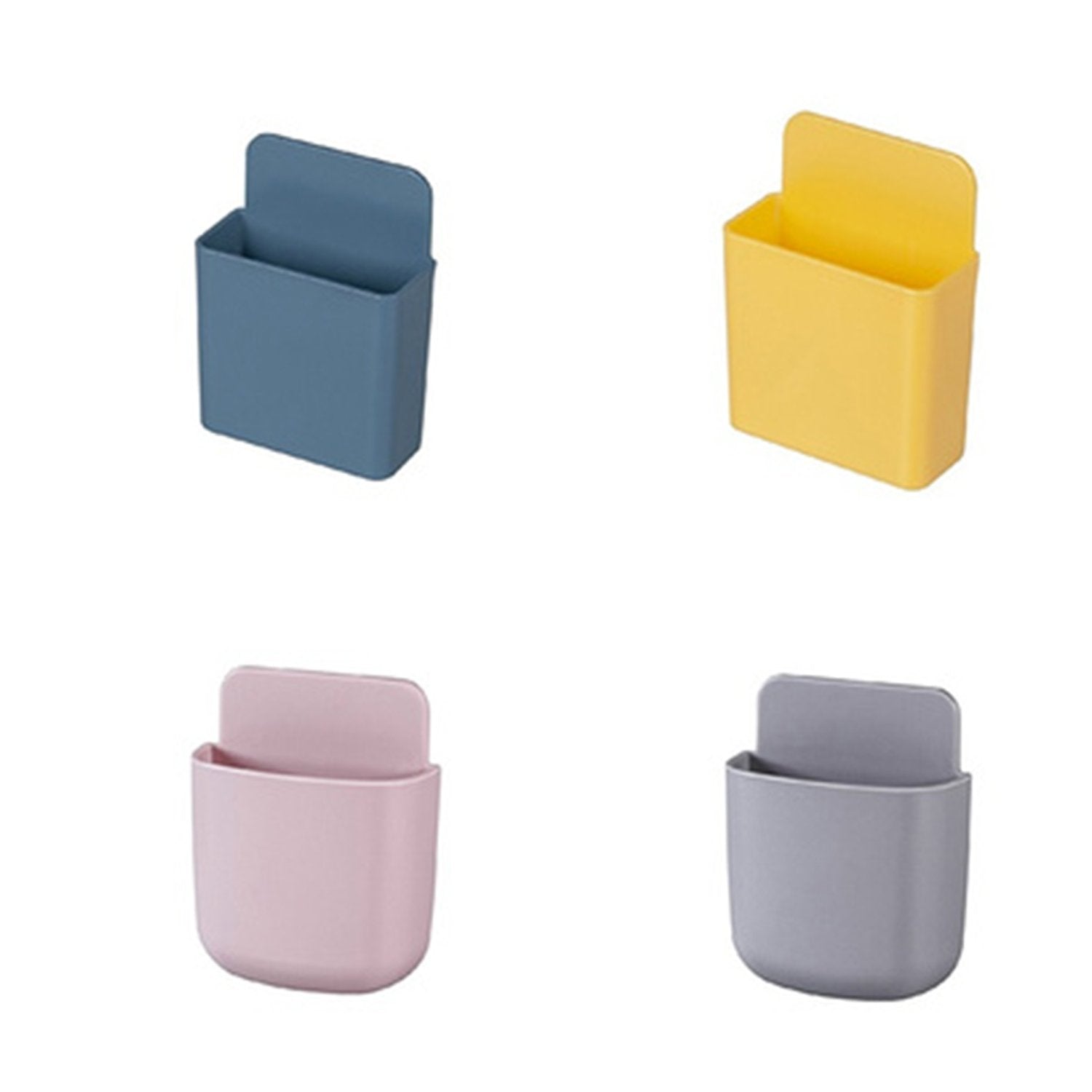 1374 Wall Mounted Storage Case With Mobile Phone Charging Port Plug Holder - Pack Of 4 Pcs 1374 Wall Mounted Storage Case With Mobile Phone Charging Port Plug Holder - Pack Of 4 Pcs